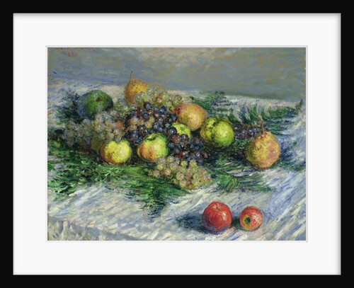 Still Life with Pears and Grapes, 1880 by Claude Monet
