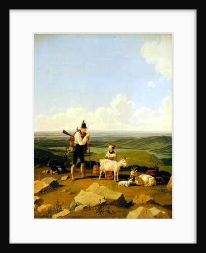 The Deer Hunter, 1826 by Wilhelm Alexander Kobell