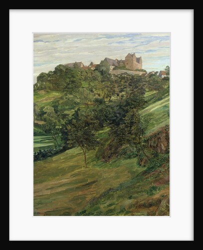 Lichtenberg Castle in Odenwald, 1900 by Heinrich Wilhelm Truebner