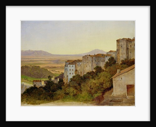 View of Olevano, 1821-24 by Heinrich Reinhold