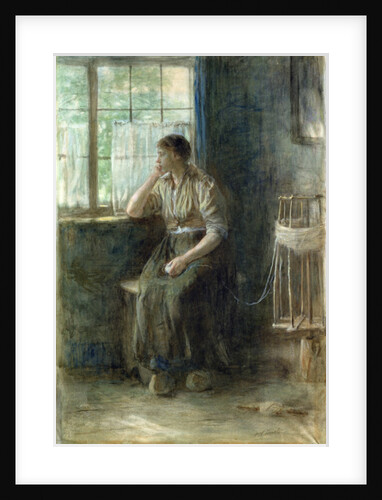 Woman at the Window by Jozef Israels
