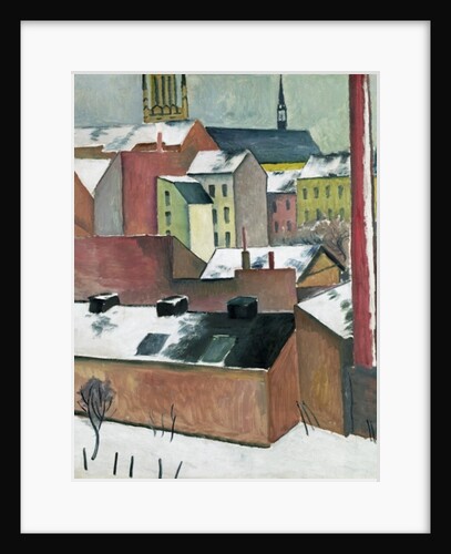 The Church of St Mary in Bonn in Snow, 1911 by August Macke