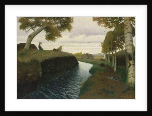 Canal in Moorland, 1903 by Otto Modersohn