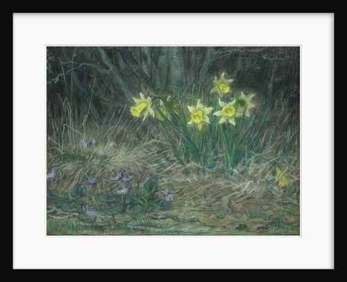 Narcissi and Violets, c.1867 by Jean-Francois Millet
