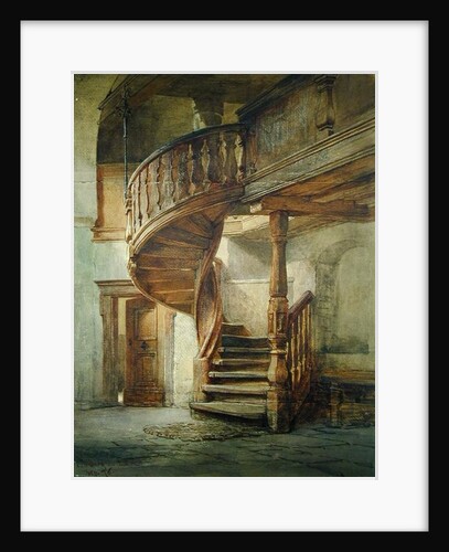 Spiral Staircase. Limburg an der Lahn by Johann Martin Gensler