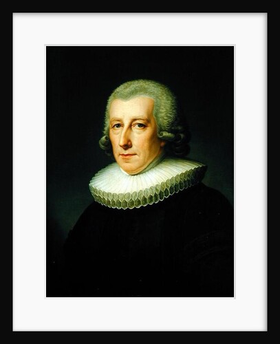 Portrait of Pastor Johann Bernhard Klefeker by Friedrich Carl Groger