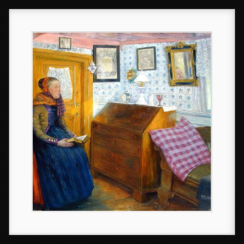 Farmhouse Interior on Sunday, 1895 by Jean Paul Kayser