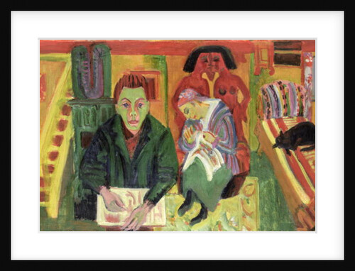 The Living Room, 1920 by Ernst Ludwig Kirchner