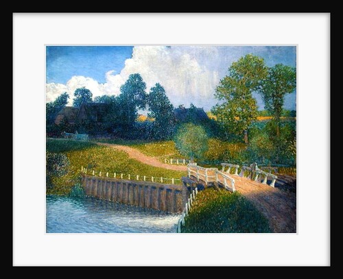 The Floodgate at Wohldorf, 1901 by Jean Paul Kayser