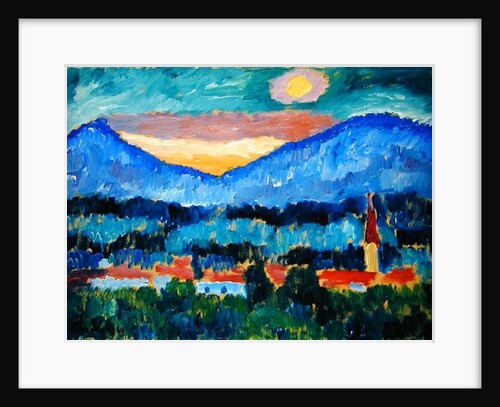 Mountain Village, 1910 by Alexej von Jawlensky