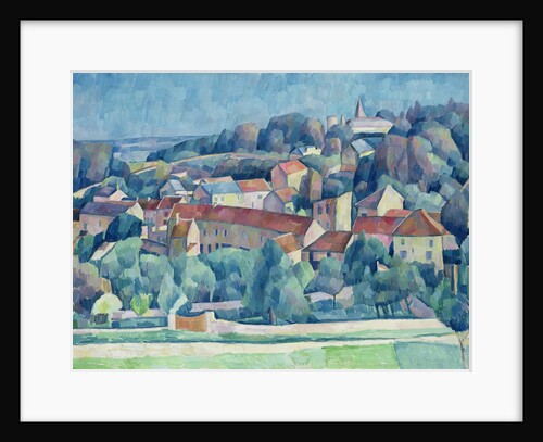 Hardricourt Village and Castle by Walter Rosam