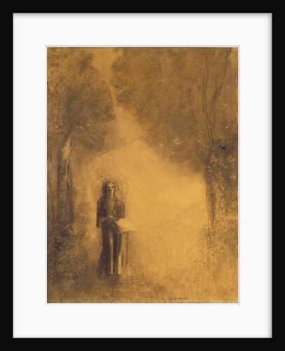 The Walker, Study for 'The walking Buddha'), 1890-95 by Odilon Redon