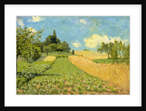 The Cornfield by Alfred Sisley