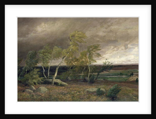 The Heath in a Storm, 1896 by Valentin Ruths
