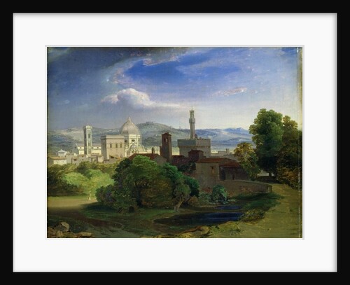 View over Florence, c.1829 by Carl Rottmann