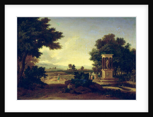 Idyllic Landscape by Jean Francois I Millet