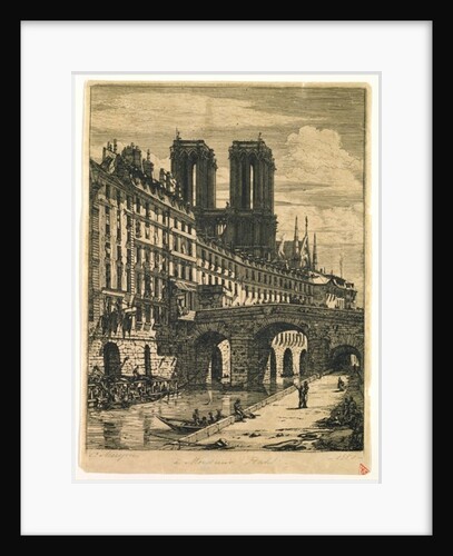 The Little Bridge, 1850 by Charles Meryon