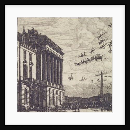 Le Ministere de la Marine, 1865 by Charles Meryon