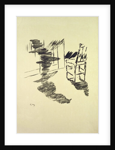 Illustration for 'The Raven', by Edgar Allen Poe, 1875 by Edouard Manet