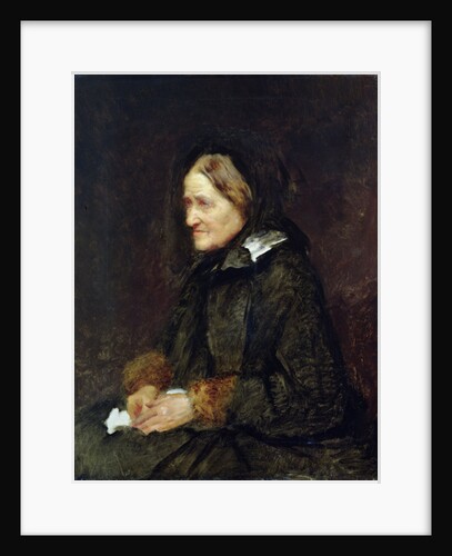 Helene Leibl, the Aunt of the Artist, 1867 by Wilhelm Maria Hubertus Leibl