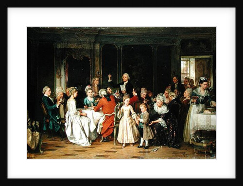 The Toast to the Bride, 1870 by Marc Louis Benjamin Vautier
