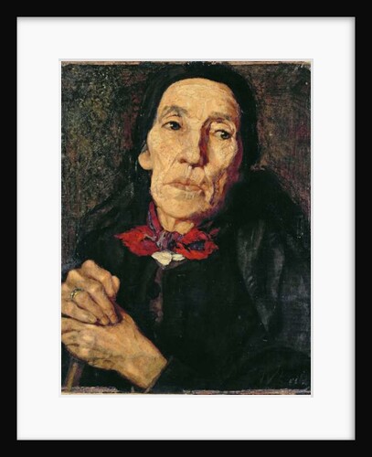 The Old Farmer, 1875 by Wilhelm Maria Hubertus (circle of) Leibl