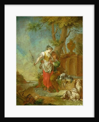 Shepherd and Shepherdess by Januarius Zick