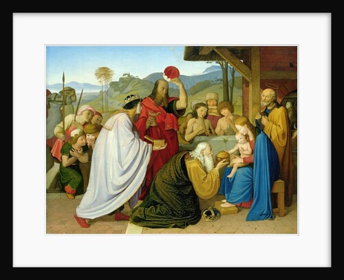 The Adoration of the Kings, 1813 by Friedrich Overbeck