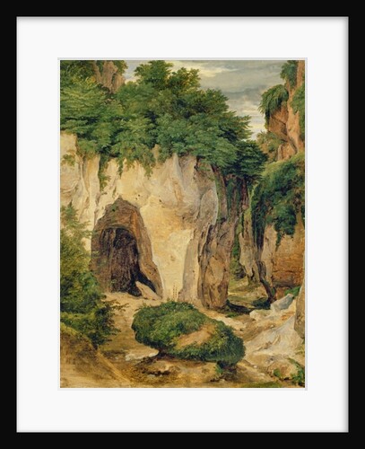 Rocks at Sorrento, 1823 by Heinrich Reinhold