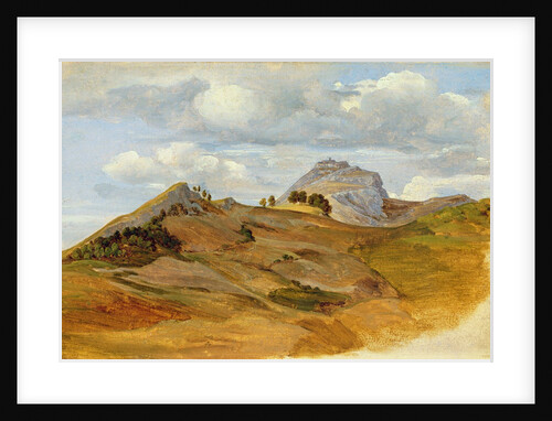 View of Civitella, 1822 by Heinrich Reinhold