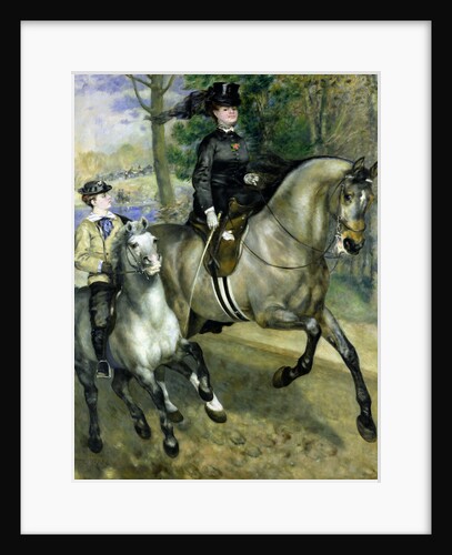 Horsewoman in the Bois de Boulogne, 1873 by Pierre Auguste Renoir