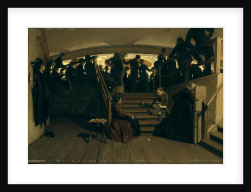 In the Gallery of the Hamburg State Theatre, c.1880 by Hans Speckter