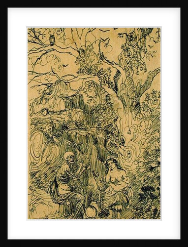 Mother and Time, c.1857-61 by Rodolphe Bresdin