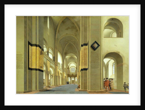 Interior of the Marienkirche in Utrecht, 1638 by Pieter Jansz Saenredam