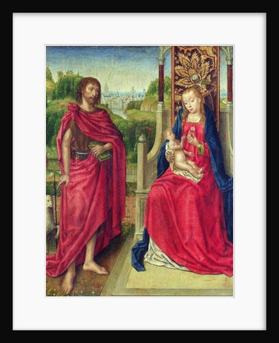 Madonna and Child with St. John the Baptist, c.1480-90 by Master of the Legend of St. Ursula