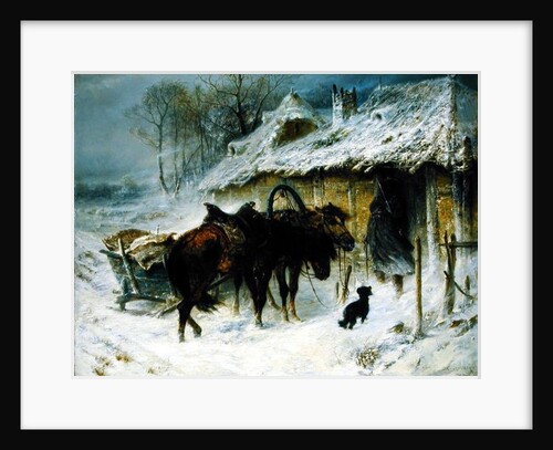 Searching for Smugglers, c.1867 by Adolf Schreyer