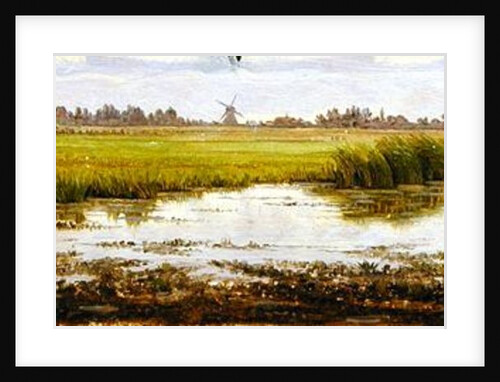 The upper reaches of the Alster, c.1834-35 by Heinrich Stuhlmann