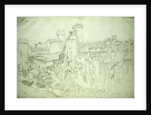 The Stonewalls and Towers of Nepi, 1807 by Joachim Faber