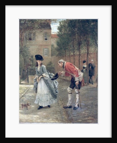 The Old Soldier, 1869 by George Adolphus Storey