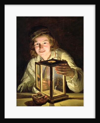 The Young Stableboy with a Stable Lamp, 1824 by Ferdinand Georg Waldmuller