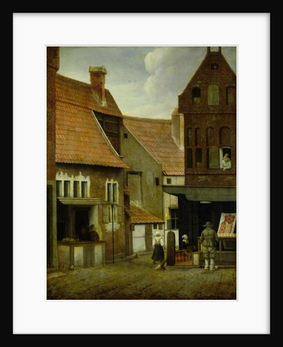 Street Scene by Jacobus Vrel or Frel