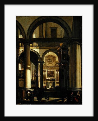 Church Interior by Emanuel de Witte