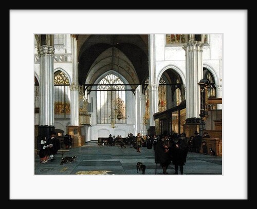 Interior of the Oude Kerk, Amsterdam, 1659 by Emanuel de Witte