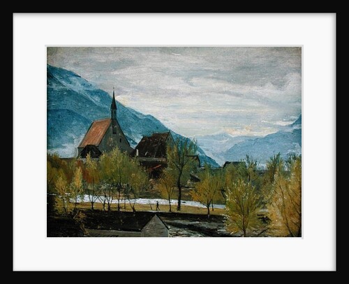 Early snow in Merano, 1830-31 by Rudolph Friedrich Wasmann