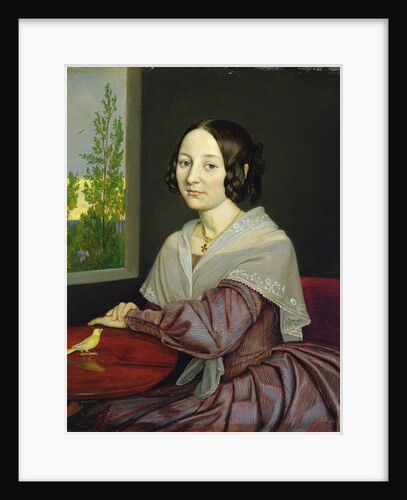 Caroline Luise Mathilde Wasmann, 1843 by Rudolph Friedrich Wasmann