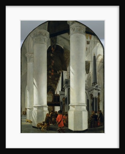 Interior view of the New Church in Delft by Emanuel de Witte