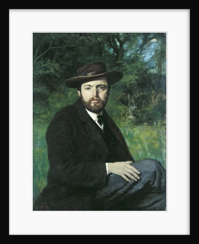 Self Portrait, 1871 by Hans Thoma