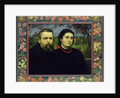 The Artist with his Wife Bonicella, 1887 by Hans Thoma
