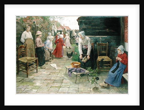 The Organ Grinder is Coming, 1883 by Fritz von Uhde