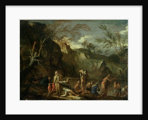 The Baptism of Christ by Salvator Rosa